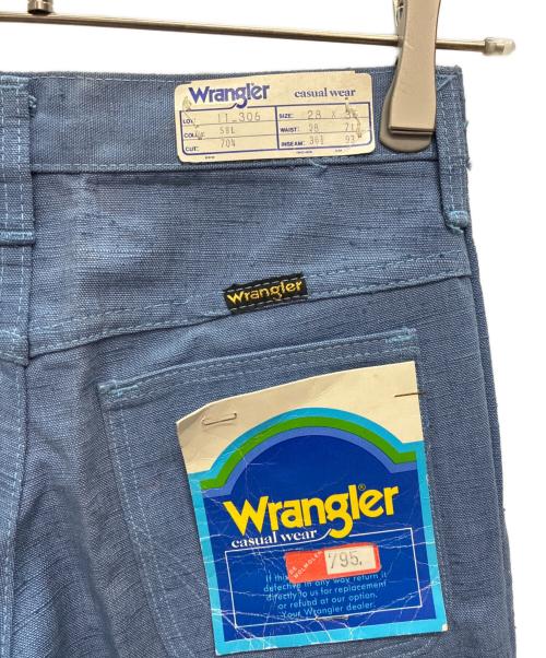 Wrangler（ラングラー）Wrangler (ラングラー) 70s ブーツカットパンツ スカイブルー サイズ:W28×L36の古着・服飾アイテム
