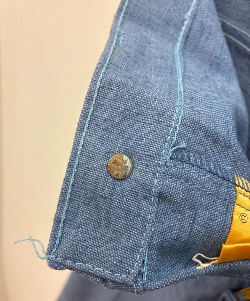 Wrangler（ラングラー）Wrangler (ラングラー) 70s ブーツカットパンツ スカイブルー サイズ:W28×L36の古着・服飾アイテム