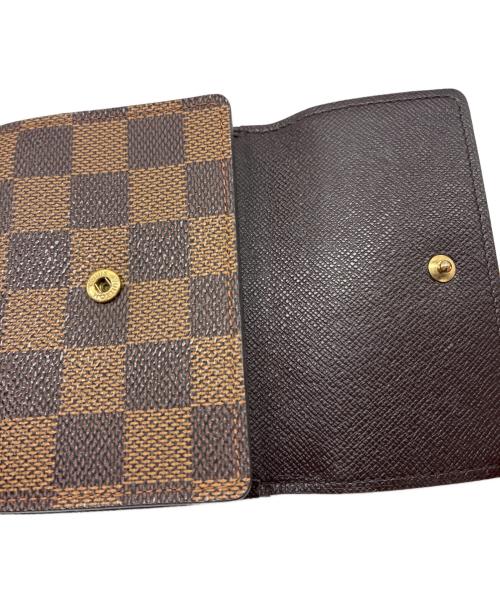 LOUIS VUITTON（ルイ ヴィトン）LOUIS VUITTON (ルイ ヴィトン) ダミエ ポルトモネ ビエ カルトクレディ ブラウンの古着・服飾アイテム