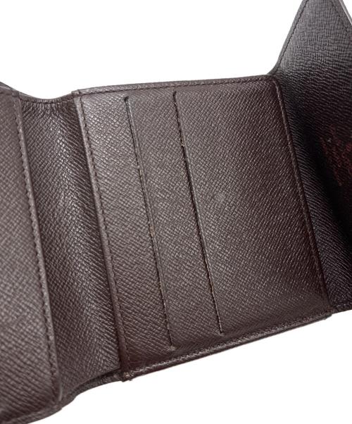 LOUIS VUITTON（ルイ ヴィトン）LOUIS VUITTON (ルイ ヴィトン) ダミエ ポルトモネ ビエ カルトクレディ ブラウンの古着・服飾アイテム