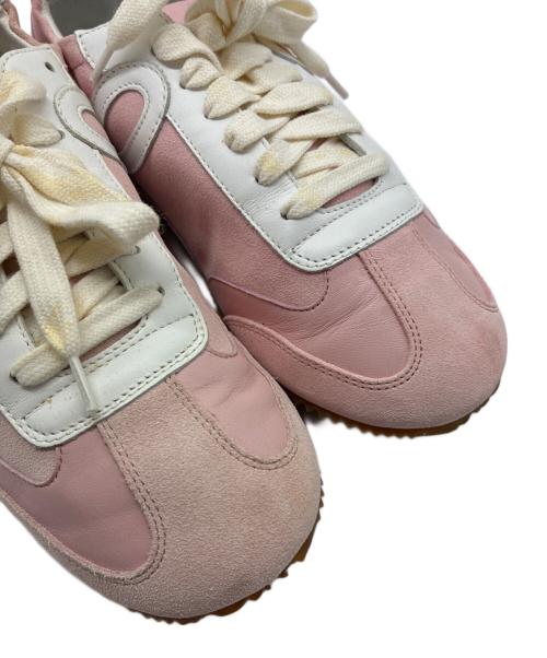 LOEWE（ロエベ）LOEWE (ロエベ) バレエランナー / ローカットスニーカー ライトピンク サイズ:38の古着・服飾アイテム