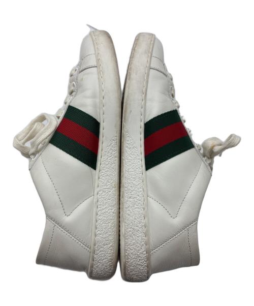 GUCCI（グッチ）GUCCI (グッチ) ローカットスニーカー ホワイト サイズ:36の古着・服飾アイテム
