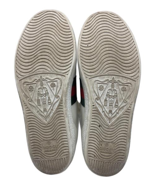 GUCCI（グッチ）GUCCI (グッチ) ローカットスニーカー ホワイト サイズ:36の古着・服飾アイテム