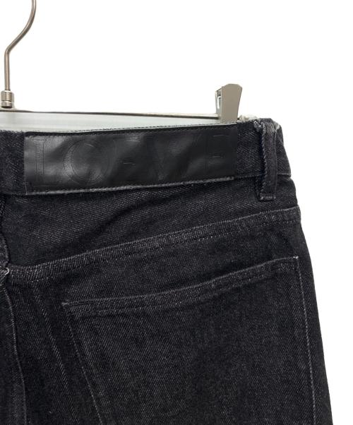 LOEWE（ロエベ）LOEWE (ロエベ) ロールアップ デニムパンツ ブラック サイズ:28の古着・服飾アイテム