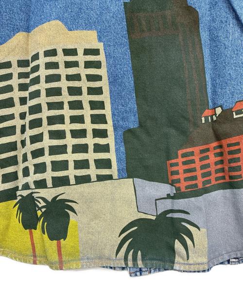 LOEWE（ロエベ）LOEWE (ロエベ) ペイント デニムジャケット ブルー サイズ:SIZE 46の古着・服飾アイテム