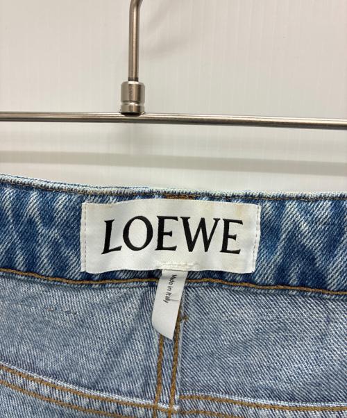 LOEWE（ロエベ）LOEWE (ロエベ) フィッシャーマンロールアップデニムパンツ ブルー サイズ:SIZE 38の古着・服飾アイテム