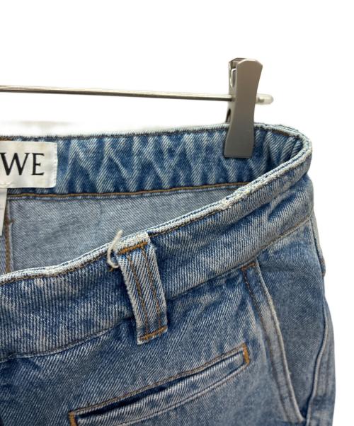 LOEWE（ロエベ）LOEWE (ロエベ) フィッシャーマンロールアップデニムパンツ ブルー サイズ:SIZE 38の古着・服飾アイテム