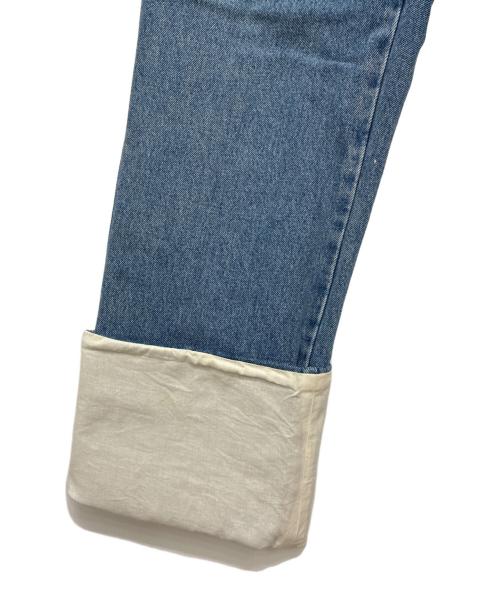 LOEWE（ロエベ）LOEWE (ロエベ) フィッシャーマンロールアップデニムパンツ ブルー サイズ:SIZE 38の古着・服飾アイテム