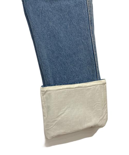 LOEWE（ロエベ）LOEWE (ロエベ) フィッシャーマンロールアップデニムパンツ ブルー サイズ:SIZE 38の古着・服飾アイテム