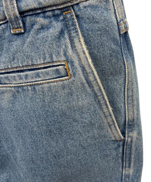 LOEWE（ロエベ）LOEWE (ロエベ) フィッシャーマンロールアップデニムパンツ ブルー サイズ:SIZE 38の古着・服飾アイテム