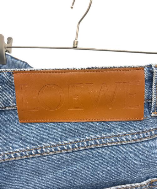 LOEWE（ロエベ）LOEWE (ロエベ) フィッシャーマンロールアップデニムパンツ ブルー サイズ:SIZE 38の古着・服飾アイテム