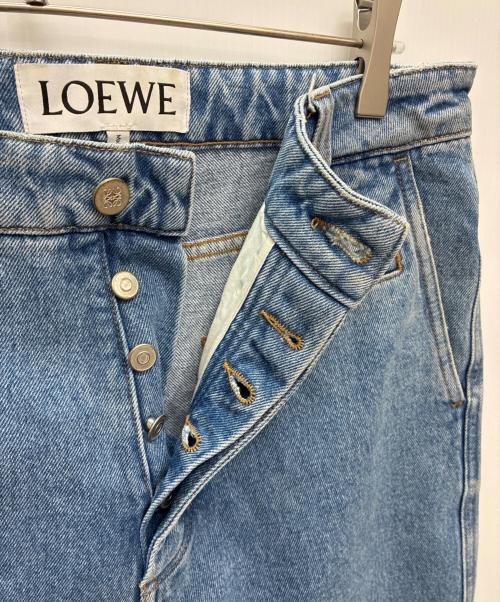 LOEWE（ロエベ）LOEWE (ロエベ) フィッシャーマンロールアップデニムパンツ ブルー サイズ:SIZE 38の古着・服飾アイテム