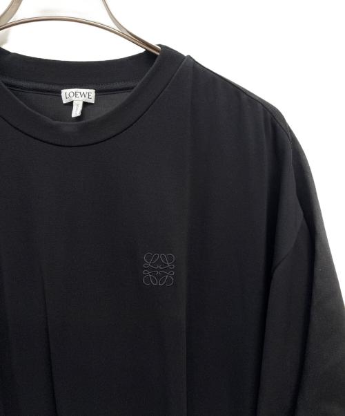 LOEWE（ロエベ）LOEWE (ロエベ) アナグラム 半袖ワンピース ブラック サイズ:Sの古着・服飾アイテム