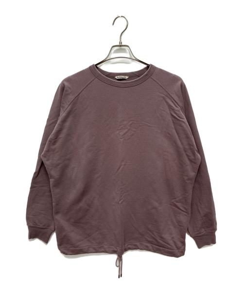 AURALEE（オーラリー）AURALEE (オーラリー) SWEAT DRAW CODE BIG P/O ブラウン サイズ:SIZE 1の古着・服飾アイテム
