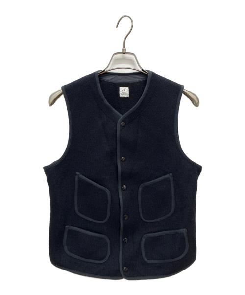 ANATOMICA（アナトミカ）ANATOMICA (アナトミカ) ビーチクロス ウールベスト ジレ ネイビー サイズ:42の古着・服飾アイテム