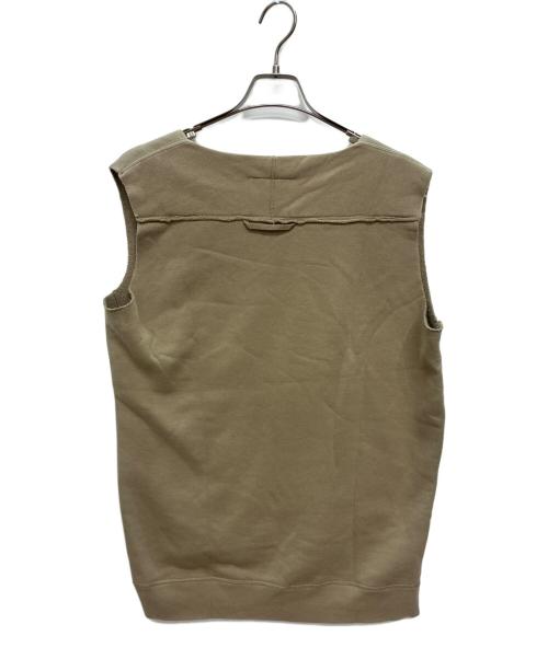 MM6 Maison Margiela（エムエムシックスメゾンマルジェラ）MM6 Maison Margiela (エムエムシックスメゾンマルジェラ) スウェットベスト ブラウン サイズ:Mの古着・服飾アイテム