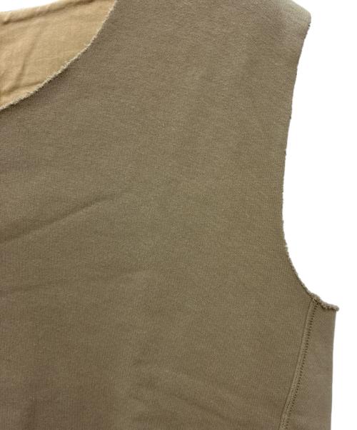 MM6 Maison Margiela（エムエムシックスメゾンマルジェラ）MM6 Maison Margiela (エムエムシックスメゾンマルジェラ) スウェットベスト ブラウン サイズ:Mの古着・服飾アイテム