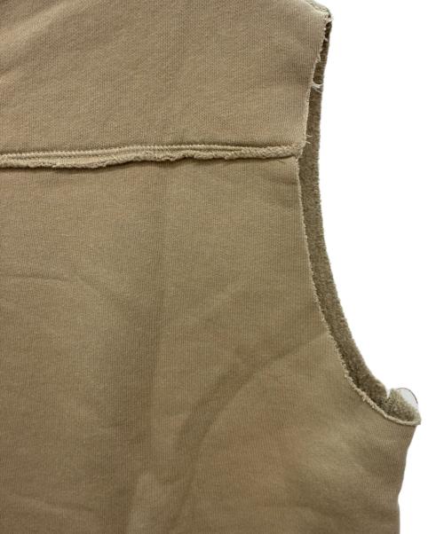 MM6 Maison Margiela（エムエムシックスメゾンマルジェラ）MM6 Maison Margiela (エムエムシックスメゾンマルジェラ) スウェットベスト ブラウン サイズ:Mの古着・服飾アイテム