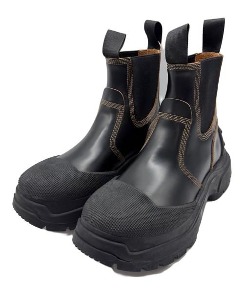 Maison Margiela（メゾンマルジェラ）Maison Margiela (メゾンマルジェラ) アンクルブーツ ブラック サイズ:37の古着・服飾アイテム