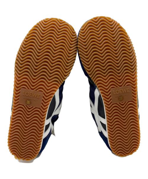 LOEWE（ロエベ）LOEWE (ロエベ) ローカットスニーカー ブルー サイズ:37の古着・服飾アイテム