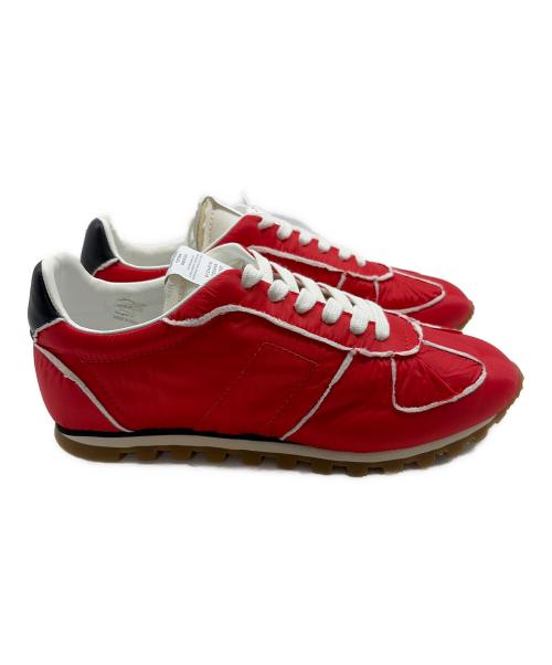 Maison Margiela（メゾンマルジェラ）Maison Margiela (メゾンマルジェラ) ローカットスニーカー レッド サイズ:41の古着・服飾アイテム