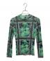 Jean Paul GAULTIER HOMME (ジャンポールゴルチェオム) パワーネット 長袖カットソー グリーン サイズ:48：25000円