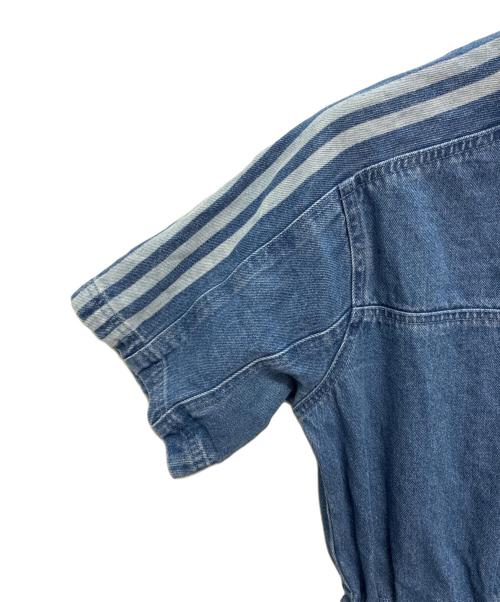 adidas（アディダス）adidas (アディダス) Adicolor Denim Jumpsuit / デニムワンピース インディゴ サイズ:2XOTの古着・服飾アイテム