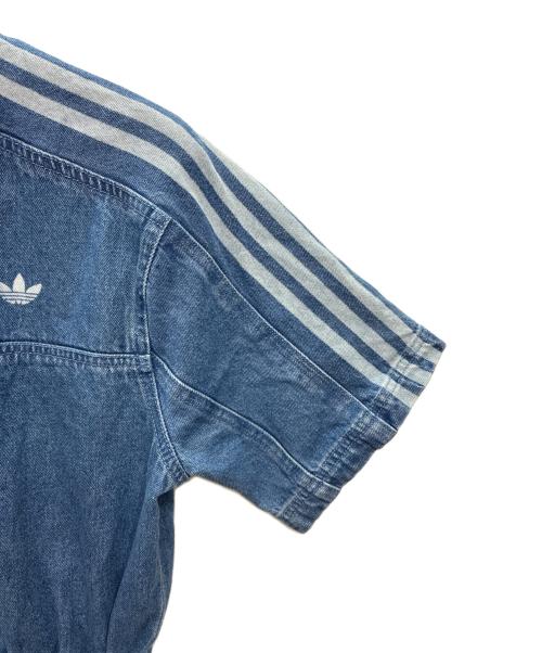 adidas（アディダス）adidas (アディダス) Adicolor Denim Jumpsuit / デニムワンピース インディゴ サイズ:2XOTの古着・服飾アイテム