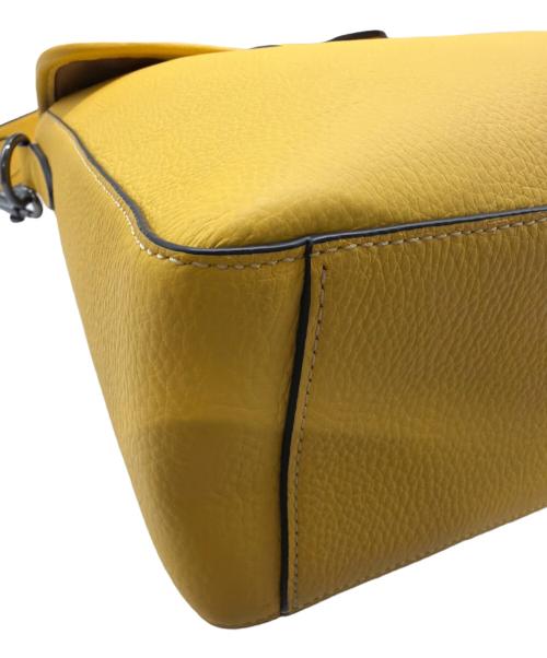 COACH（コーチ）COACH (コーチ) ハンドバッグ イエローの古着・服飾アイテム