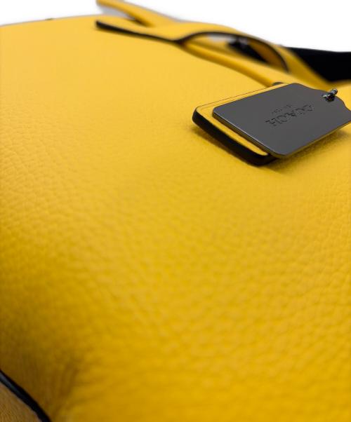 COACH（コーチ）COACH (コーチ) ハンドバッグ イエローの古着・服飾アイテム