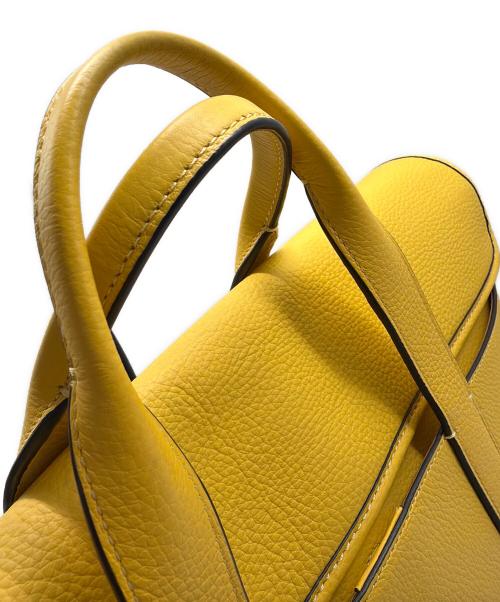 COACH（コーチ）COACH (コーチ) ハンドバッグ イエローの古着・服飾アイテム