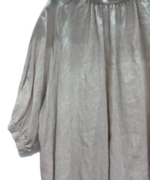 08MAB（ゼロハチマブ）08MAB (ゼロハチマブ) 半袖ワンピース ベージュ サイズ:Fの古着・服飾アイテム