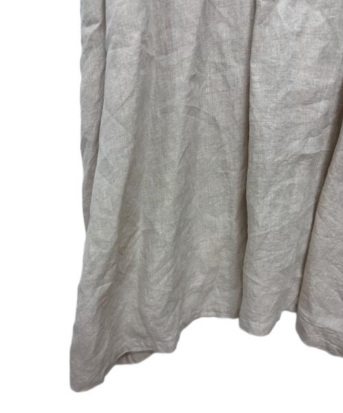 08MAB（ゼロハチマブ）08MAB (ゼロハチマブ) 半袖ワンピース ベージュ サイズ:Fの古着・服飾アイテム