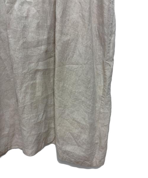 08MAB（ゼロハチマブ）08MAB (ゼロハチマブ) 半袖ワンピース ベージュ サイズ:Fの古着・服飾アイテム