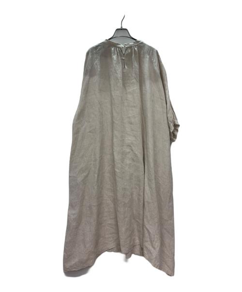 08MAB（ゼロハチマブ）08MAB (ゼロハチマブ) 半袖ワンピース ベージュ サイズ:Fの古着・服飾アイテム