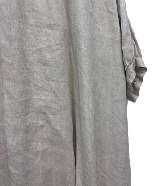08MAB（ゼロハチマブ）08MAB (ゼロハチマブ) 半袖ワンピース ベージュ サイズ:Fの古着・服飾アイテム