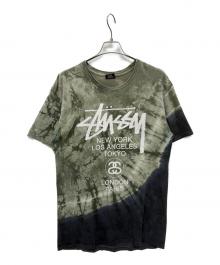 stussy（ステューシー）の古着「半袖Tシャツ」｜グリーン