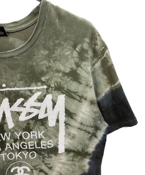 stussy（ステューシー）stussy (ステューシー) 半袖Tシャツ グリーン サイズ:Lの古着・服飾アイテム