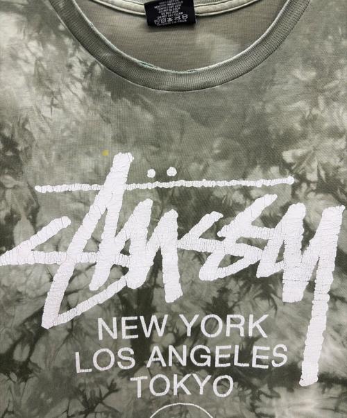 stussy（ステューシー）stussy (ステューシー) 半袖Tシャツ グリーン サイズ:Lの古着・服飾アイテム