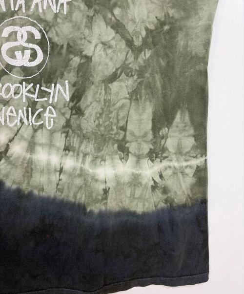stussy（ステューシー）stussy (ステューシー) 半袖Tシャツ グリーン サイズ:Lの古着・服飾アイテム