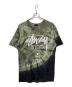 stussy（ステューシー）の古着「半袖Tシャツ」｜グリーン