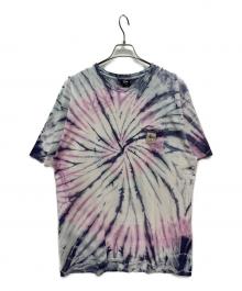 stussy（ステューシー）の古着「半袖Tシャツ」｜ブルー×ピンク