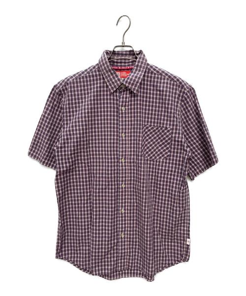stussy（ステューシー）stussy (ステューシー) 00s マドラスチェックシャツ レッド×ブルー サイズ:XLの古着・服飾アイテム
