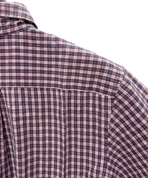 stussy（ステューシー）stussy (ステューシー) 00s マドラスチェックシャツ レッド×ブルー サイズ:XLの古着・服飾アイテム