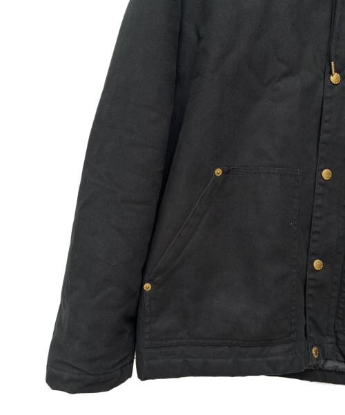 stussy（ステューシー）stussy (ステューシー) フーデットライトダックジャケット ブラック サイズ:XLの古着・服飾アイテム