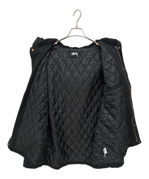 stussy（ステューシー）stussy (ステューシー) フーデットライトダックジャケット ブラック サイズ:XLの古着・服飾アイテム