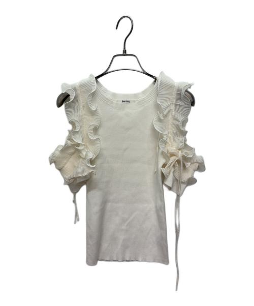 Snidel（スナイデル）Snidel (スナイデル) 半袖カットソー ホワイト サイズ:ONEの古着・服飾アイテム