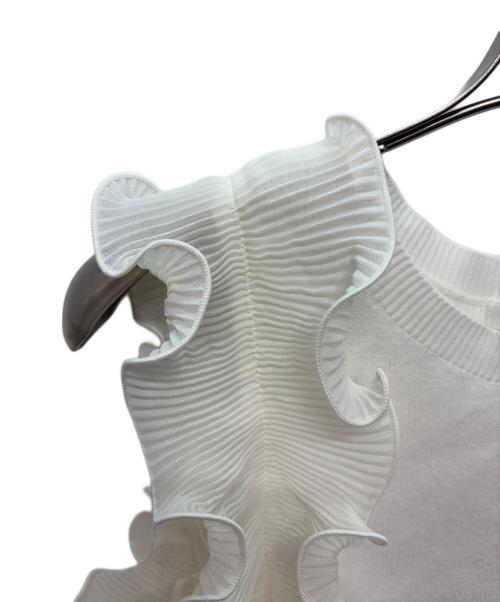 Snidel（スナイデル）Snidel (スナイデル) 半袖カットソー ホワイト サイズ:ONEの古着・服飾アイテム