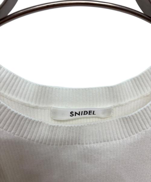 Snidel（スナイデル）Snidel (スナイデル) 半袖カットソー ホワイト サイズ:ONEの古着・服飾アイテム