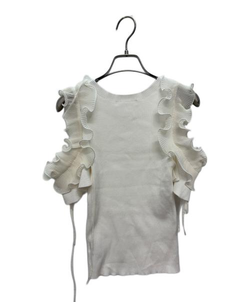 Snidel（スナイデル）Snidel (スナイデル) 半袖カットソー ホワイト サイズ:ONEの古着・服飾アイテム